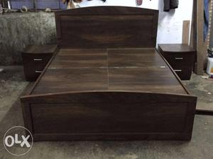 New Royal Bed with storage & side Table