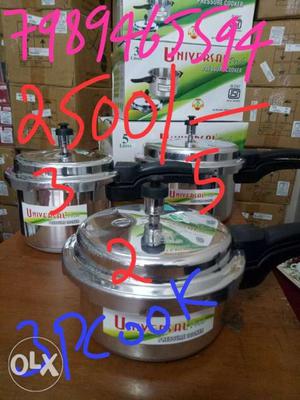 New pressure cooker 2 ltr 3 ltr 5 ltr only Rs