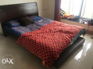 Queen size bed with mattres and also with small