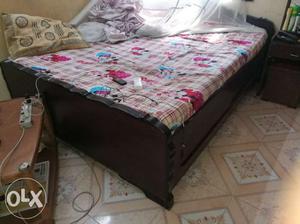Queen size bed with mattress in good working