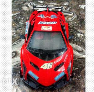 Rc sports car red colour in very newly condition