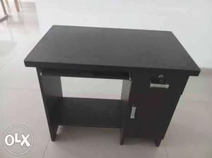 Rectangular Black Wooden computer Table