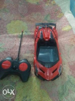 Red And Black RC Car