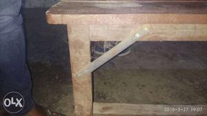 Six pice wooden bench