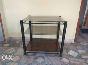 TV trolley stand black colour