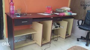 Wall cabinet with computer table And one office