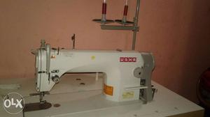 White And Gray Usha Sewing Machice