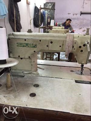 White Siruba Sewing Machine