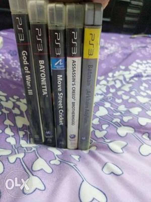 A good collection of PlayStation 3 games.