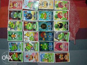 Best cards of angry birds (24 cards)
