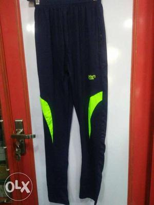 Black And Green Sweat Pants