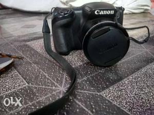 Black Canon EOS SLR Camera