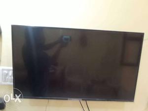 Black Flat Screen LED TV