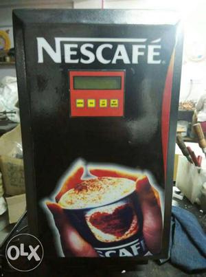 Black Nescafe Coffee Vending Machine