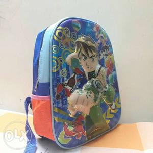 Blue And Green Ben10 Backpack