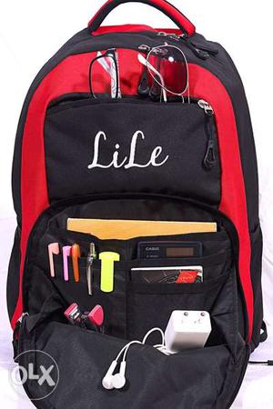Brand new LiLe backpack at just ₹ 950. It has