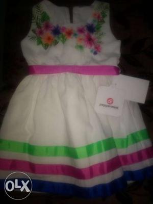 Brand new Peppermint frock for 2-3 year kid