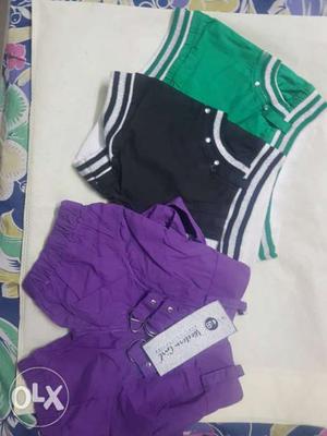 Cotton Shorts for 3-4 year girls size 24. Also