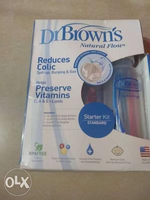 Dr Brown's BPA free natural flow bottle starter kit (bought