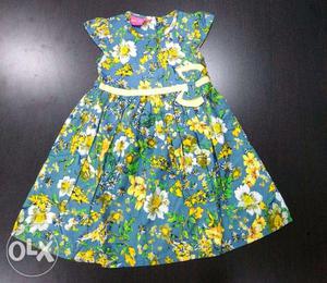 Girl's Cotton Frock For Summer