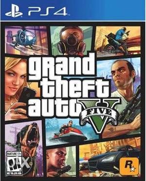 Grand Theft Auto Five PS4 Game Case