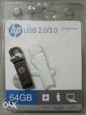 Hp Steel body pendrive 64GB USB 2.0