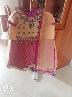 Lehenga for 8 to 10 year old Colour combination