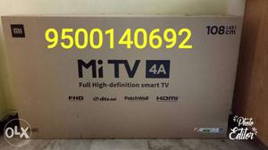 MI TV 32inches sealed with bill 1 year warrenty