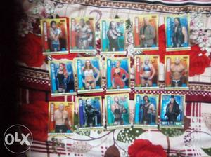 More than 200 cards of wwe
