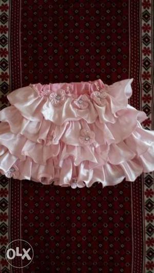 One time use satin silk skirt for 2 to 5 years
