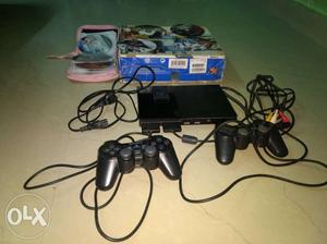 Sony PS2 Console With Controller And Game Case