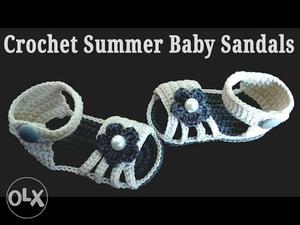 Summer collection Crochet Baby Sandals