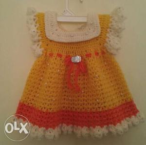 Sunshine theme frock for (0-6) months other