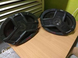 Two Black Coaxial Speaker (JVC)