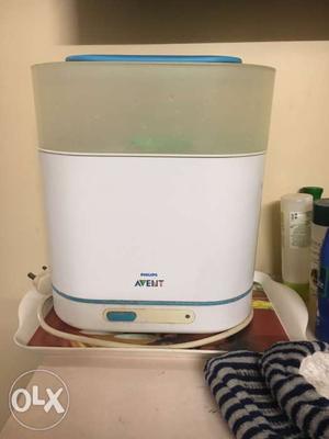 White And Blue Philips Avent Bottle Warmer