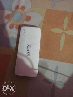 White Intex Power Bank