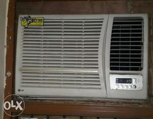 White LG Window Type Air Conditioner