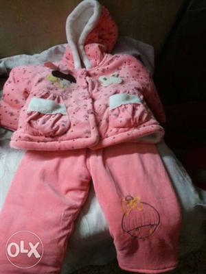 Woolen suit for 1yr to 2yr girl child