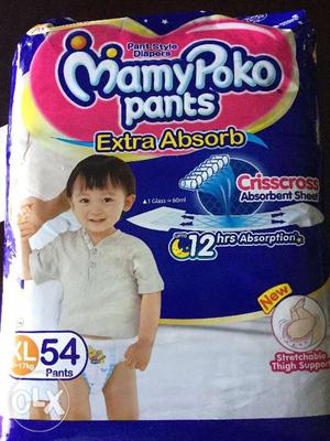 XL diaper packets - Mamy Poko (1 packet of 54