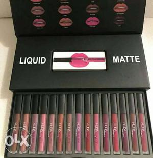 16 huda liquid matte lipsticks high quality):