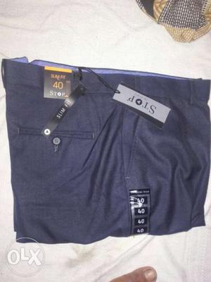 40" shoppers stop trouser sealed pack waist size