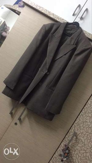 A good quality brown cotton blazer onle one time