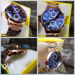 Ananog gold plated watches,cnt for more