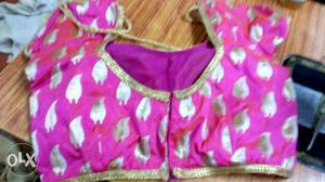 Banarsi designed cloth princess cut with tulip