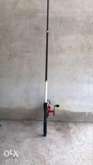 Black And White Fishing Rod