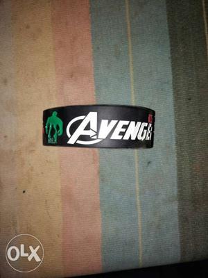 Black Avengers Silicone Bracelet