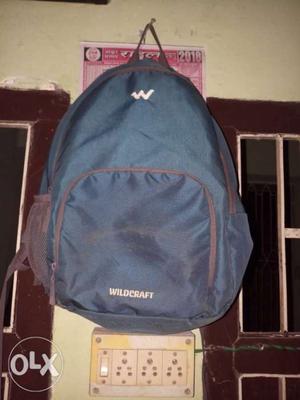 Blue And Gray Wildcraft Backpack