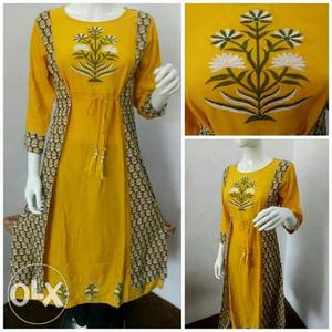 Designer Double layer kurtis