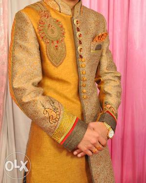Designer Sherwani.. one time used only. Imported