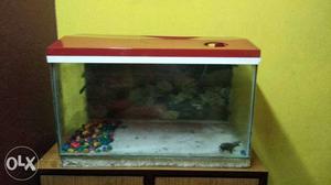 Fish aquarium for sale at throw away prices Size 2/1.5 ft.